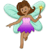 🧚🏽 fairy: medium skin tone display on Samsung